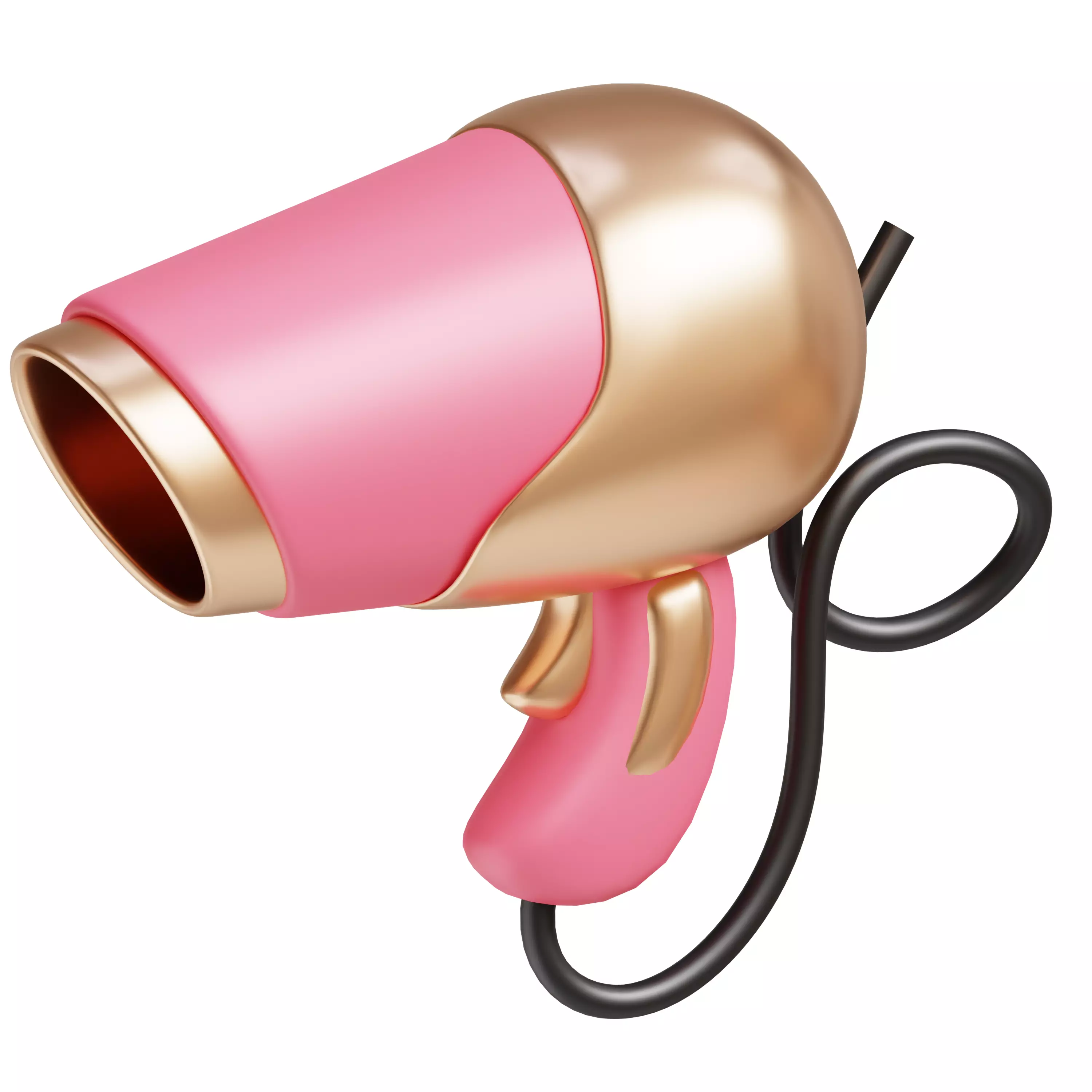 Stylized Beauty and Cosmetics 3D Icon Collection Low-poly 3D model_2