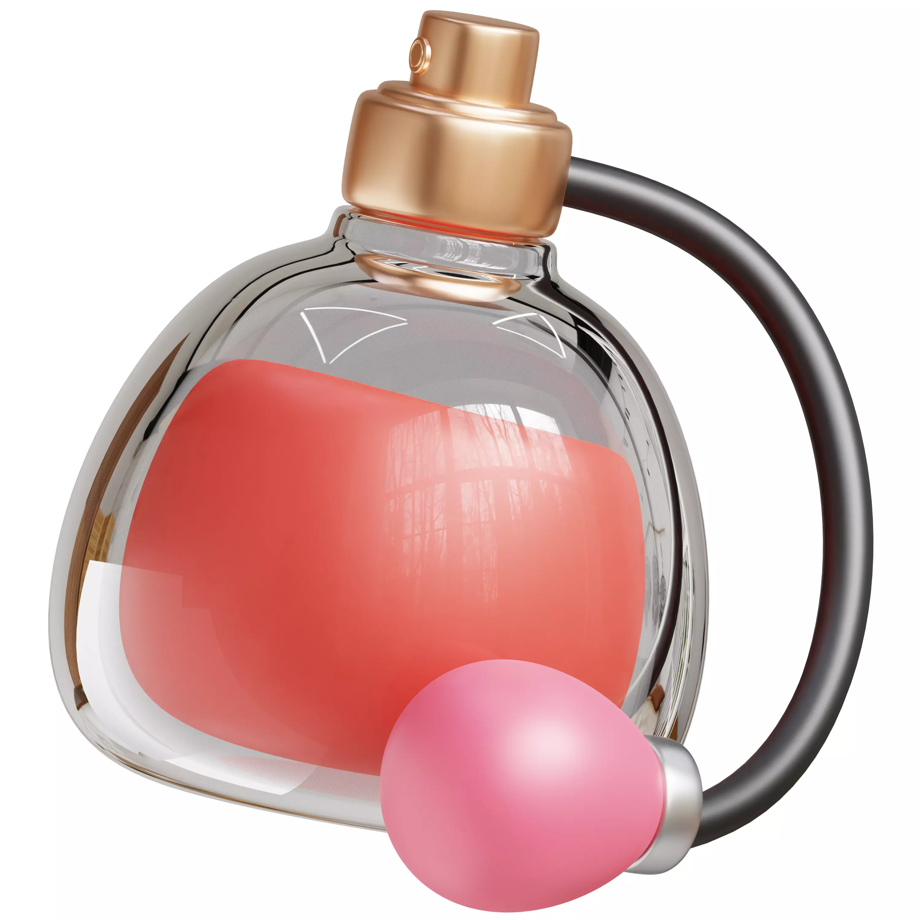 Stylized Beauty and Cosmetics 3D Icon Collection Low-poly 3D model_9