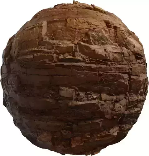 Layered Sediment Canyon Rock