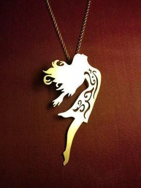 Pendant I Am Free 3D print model_0