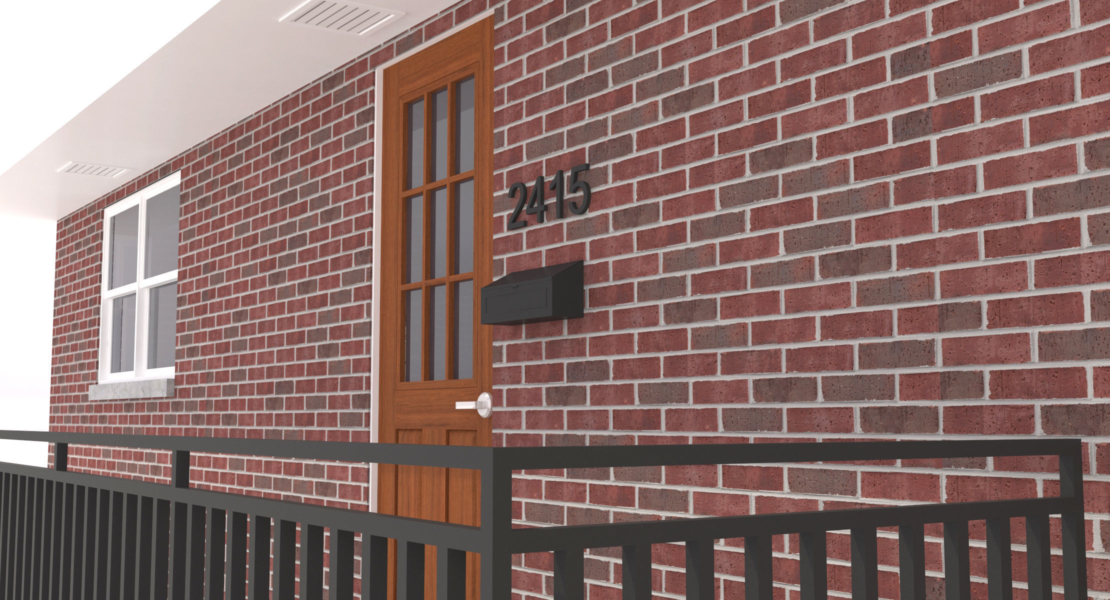 House-002- Low Poly 3D model_5