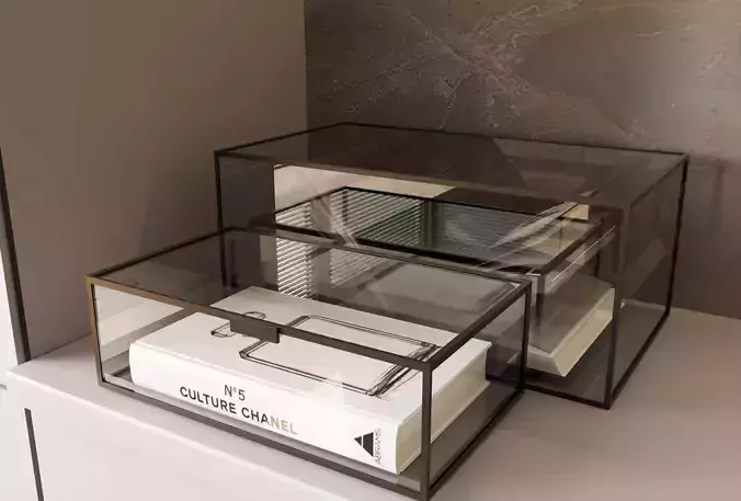 Contemporary Luxury Kitchen Interior - Photorealistic Archviz 3D model 6