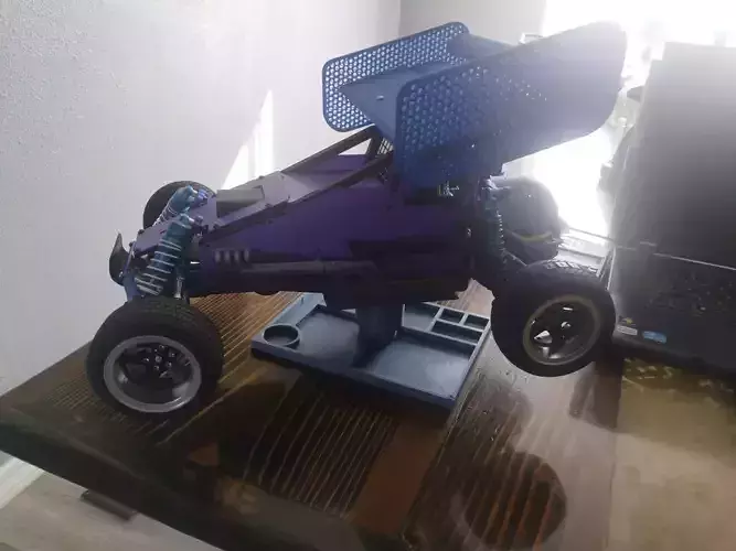 rc car stand or rc truck or rc boat