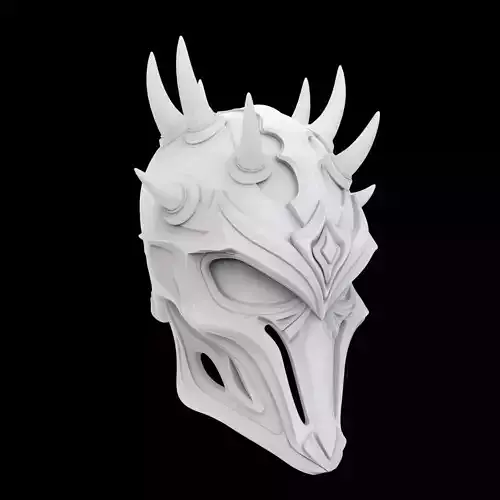 Alien Warrior Helmet 3D Print Model