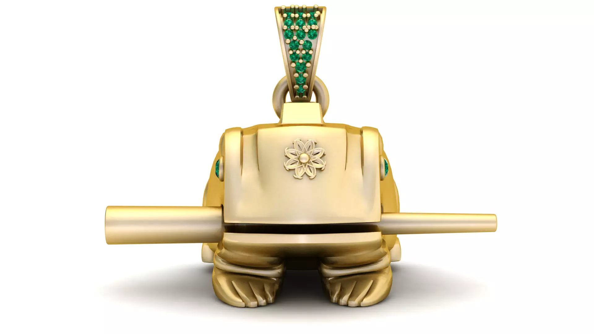 Frog Animal Pendant 3D Printable Model 3D print model