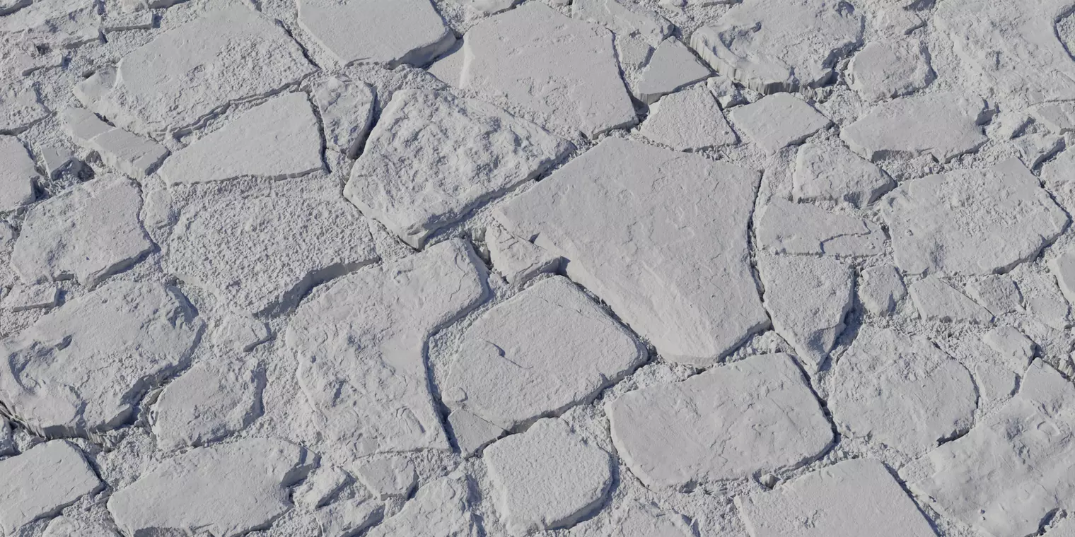 Medieval Flagstone Cobblestone with Dirt Texture_2