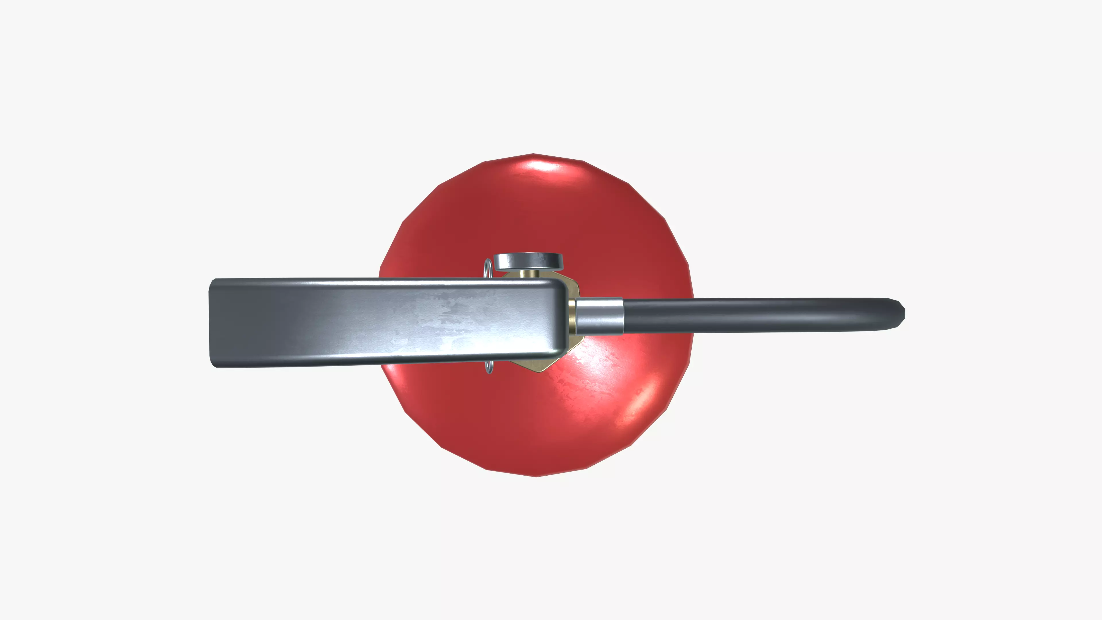 Water Fire Extinguisher 3D model_4