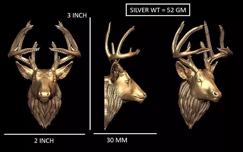 3D DEER MODAL DESING  3D print model_0