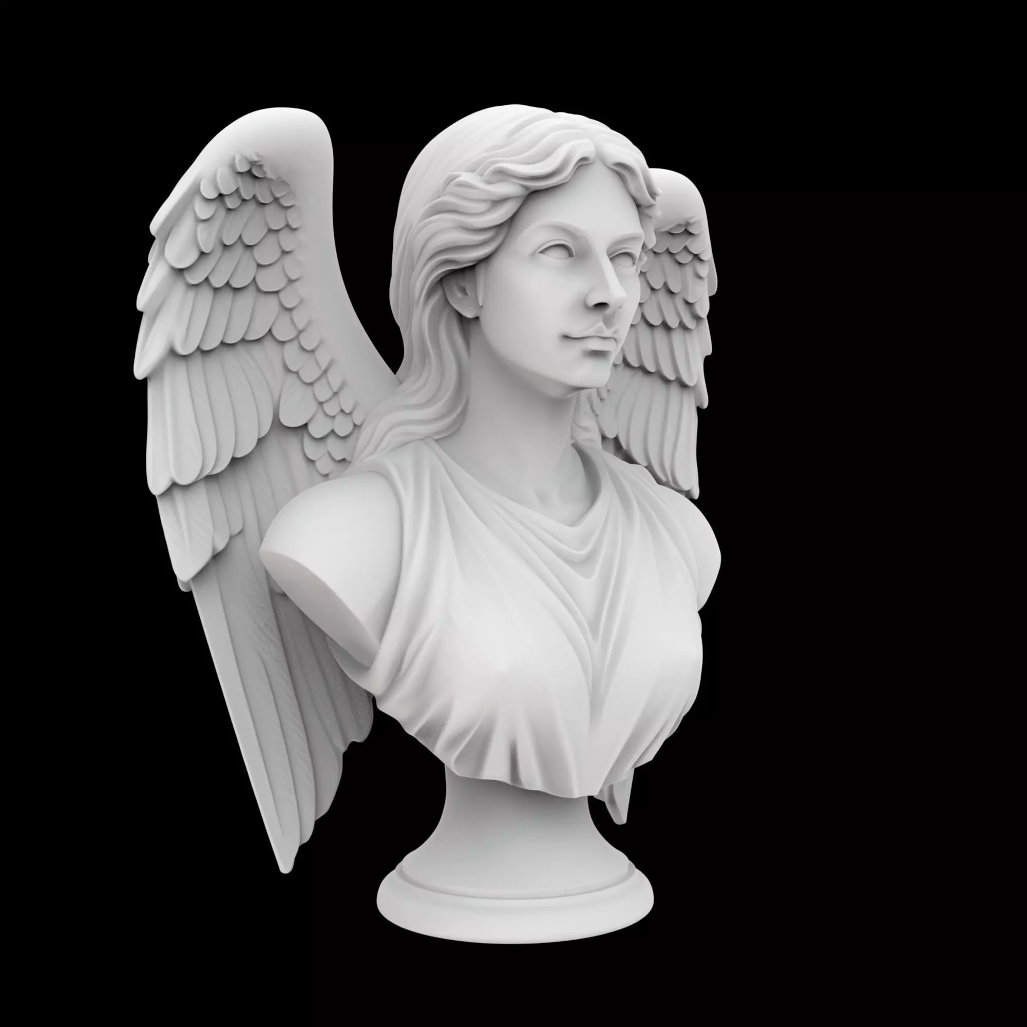 Devil Lord Bust 3D Print Model 3D print model_0