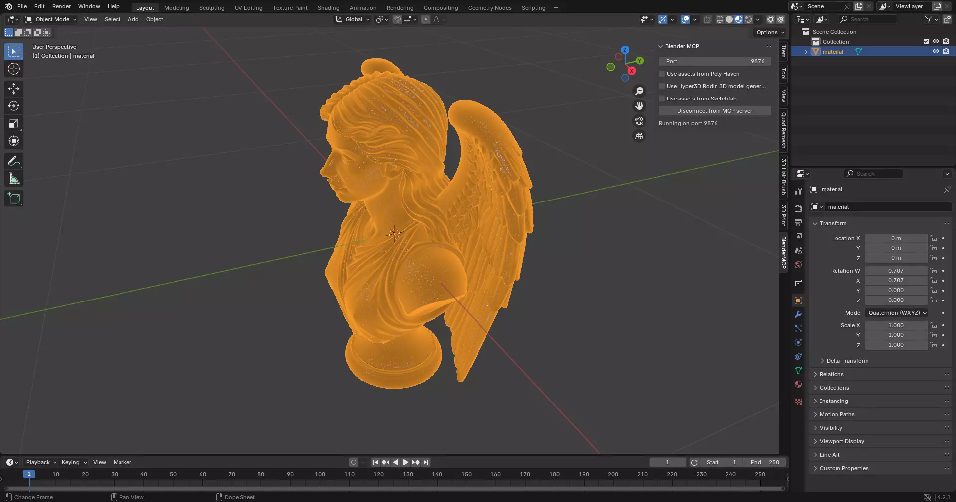 Devil Lord Bust 3D Print Model 3D print model_4