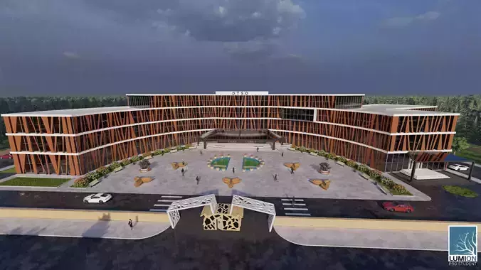 Modern Chamber of Commerce and Industry Building