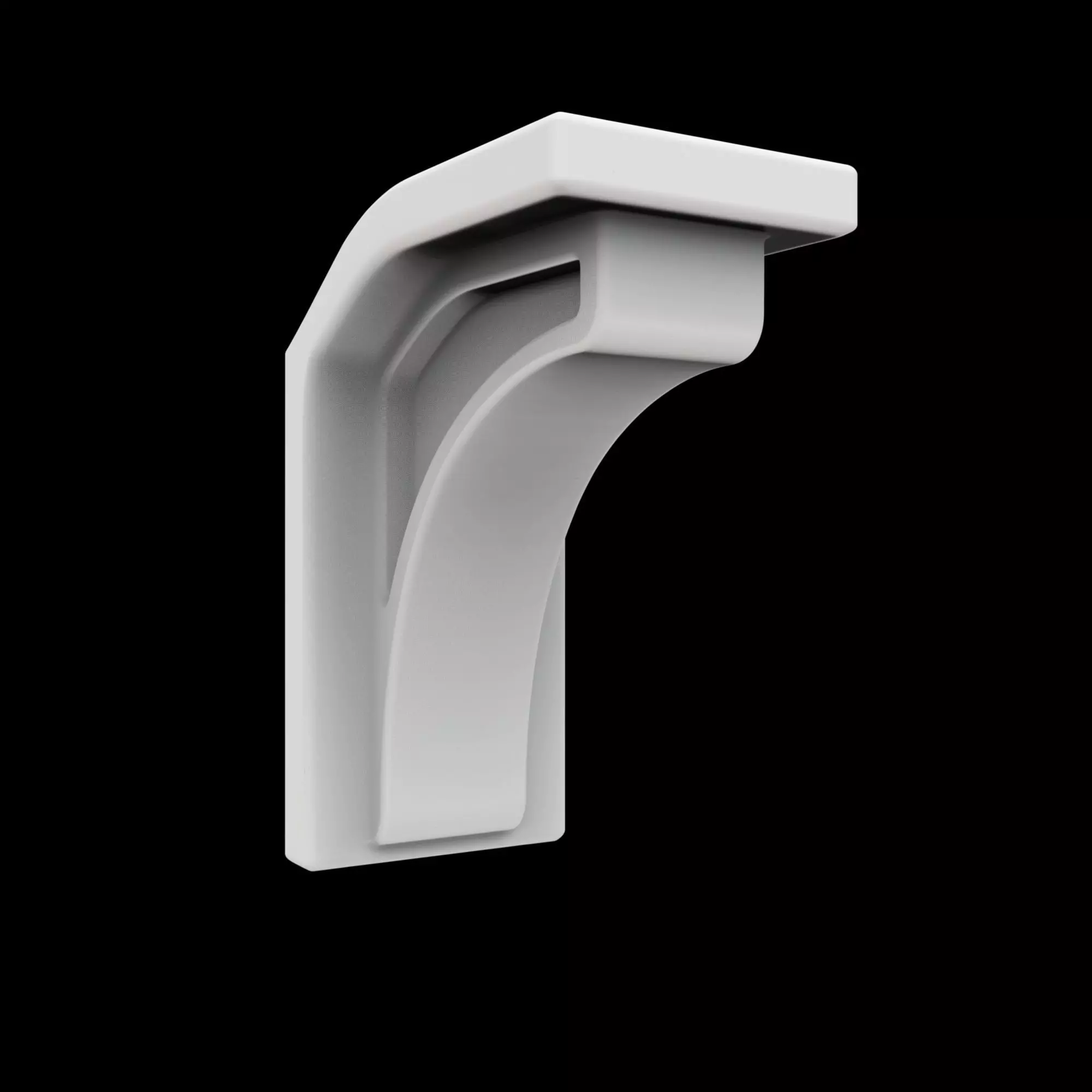 Floating Shelf Bracket 3D Print Model 3D print model