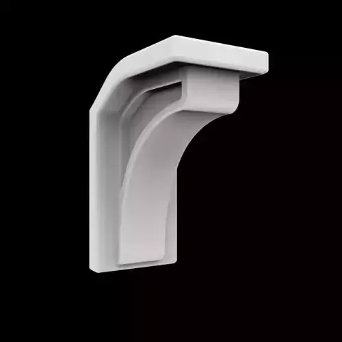 Floating Shelf Bracket 3D Print Model