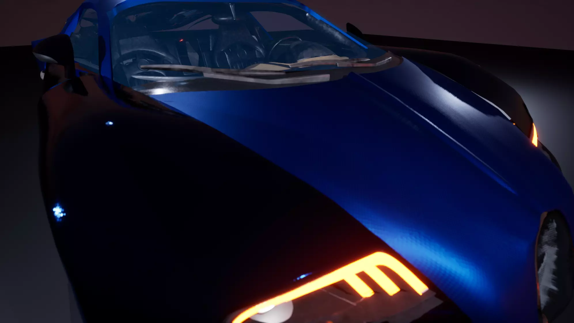 bugatti veyron 165 grand sport Low-poly 3D model