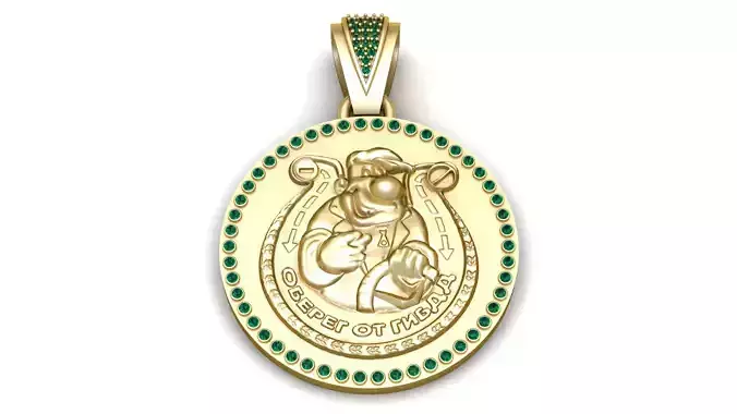 Cartoon Pendant 3D Printable  Model