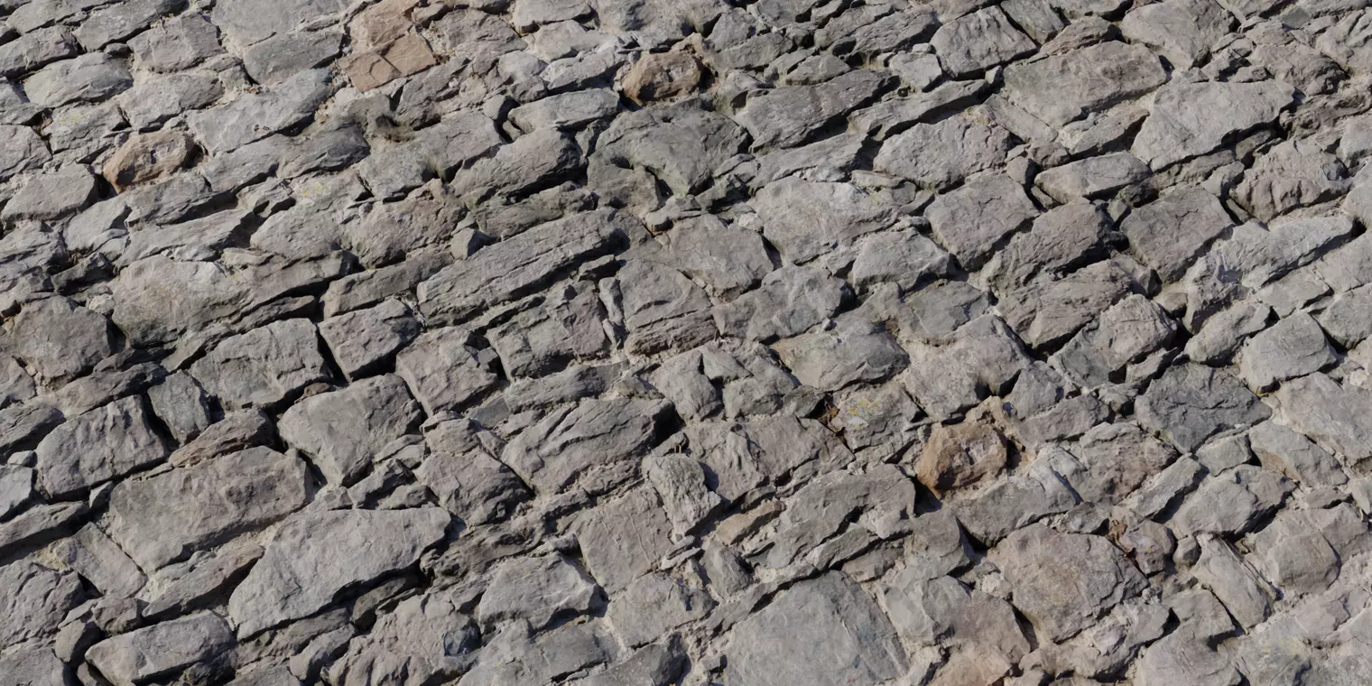 Rubble Masonry Castle Wall Texture_1