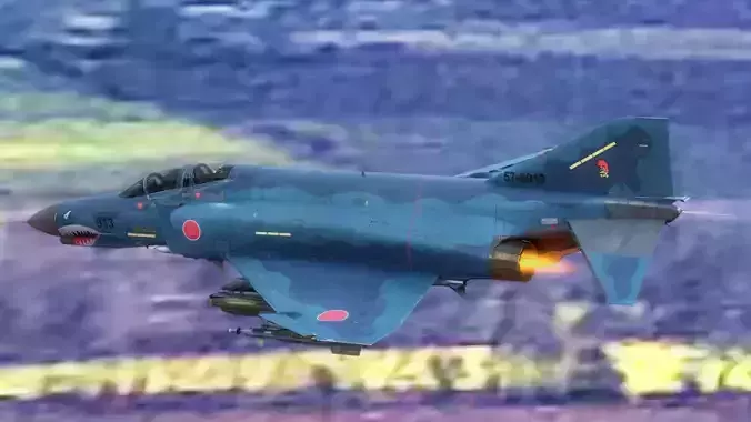 F4 Phantom 2 Kai - With Cockpit-Fully Rigged-High Resolution