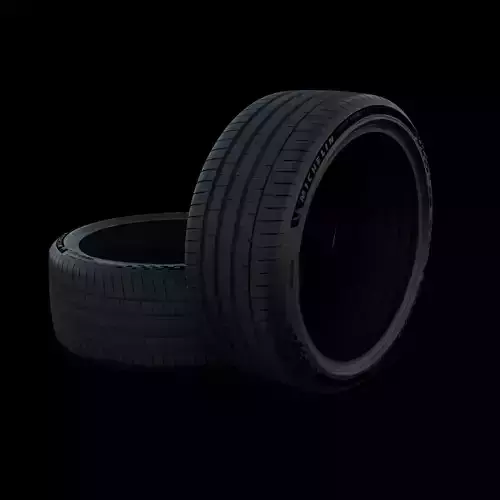 Michelin Pilot Sport S 5 tires 3D model