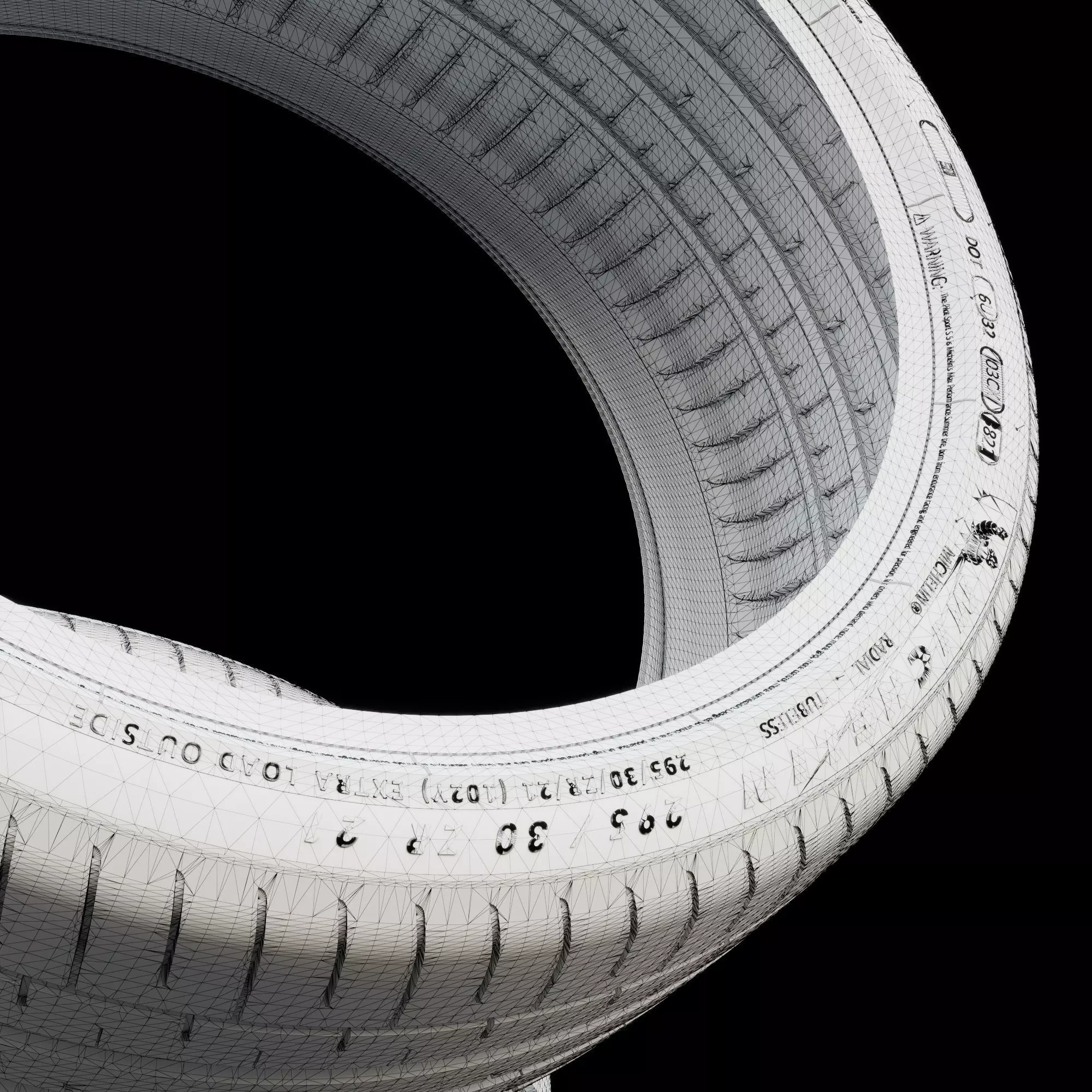 Michelin Pilot Sport S 5 tires 3D model_9