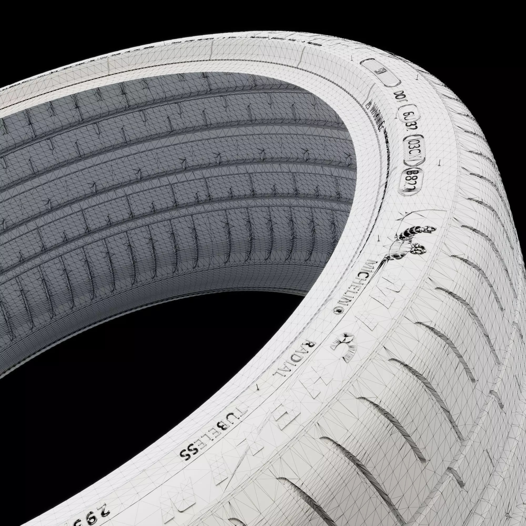Michelin Pilot Sport S 5 tires 3D model_6