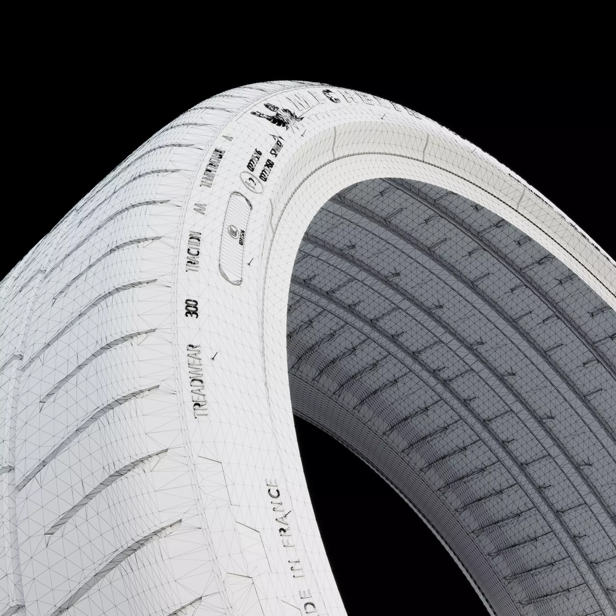 Michelin Pilot Sport S 5 tires 3D model_7