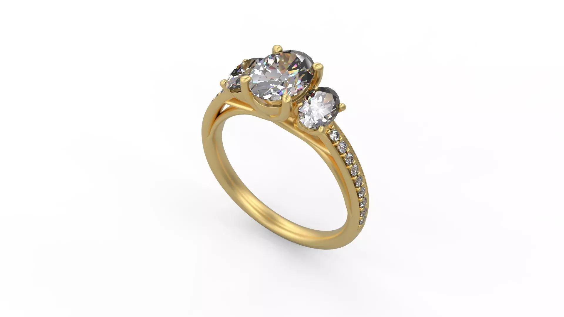 Women Solitaire 9174 3D print model