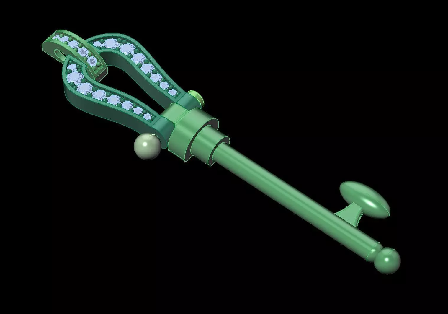 Fred Necklace 3D print model_1