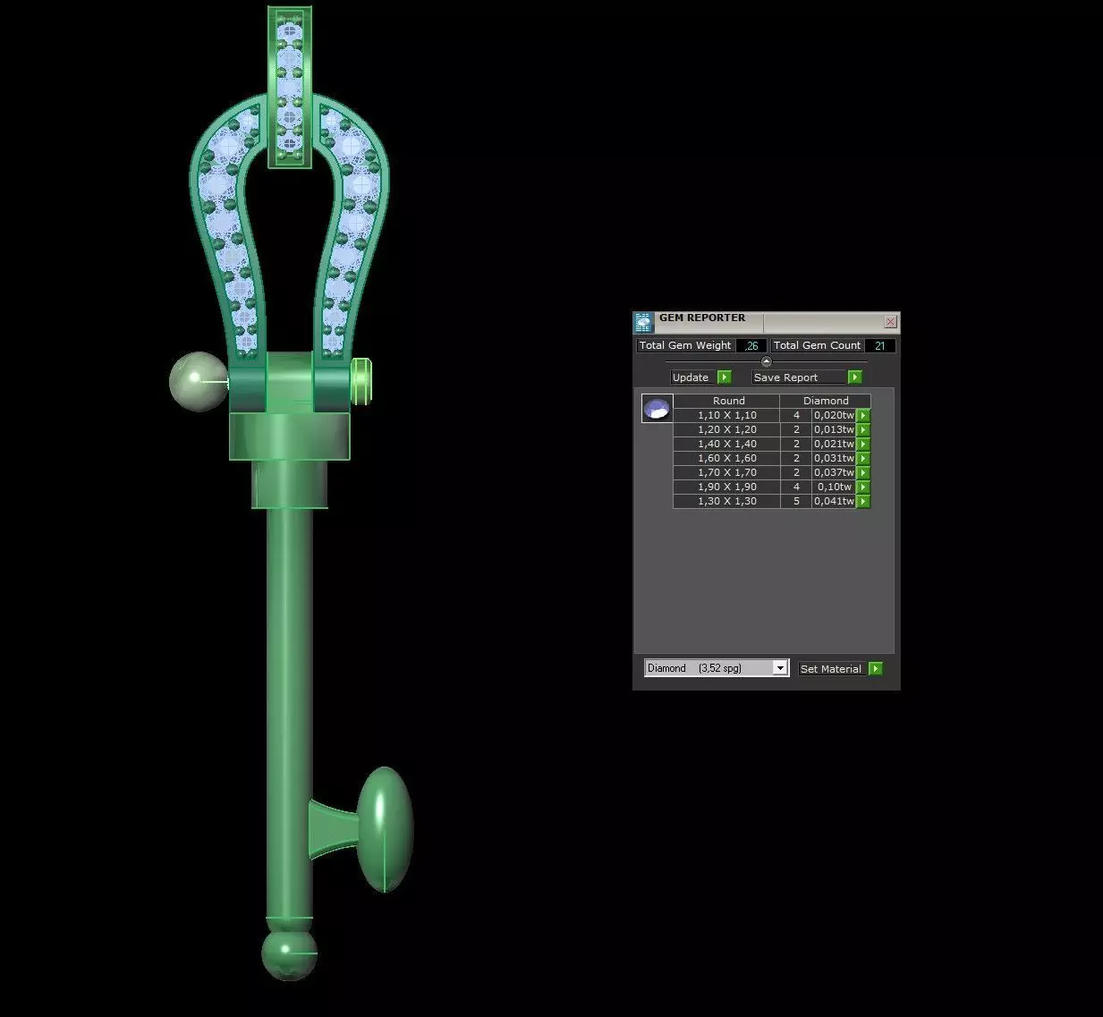 Fred Necklace 3D print model_7