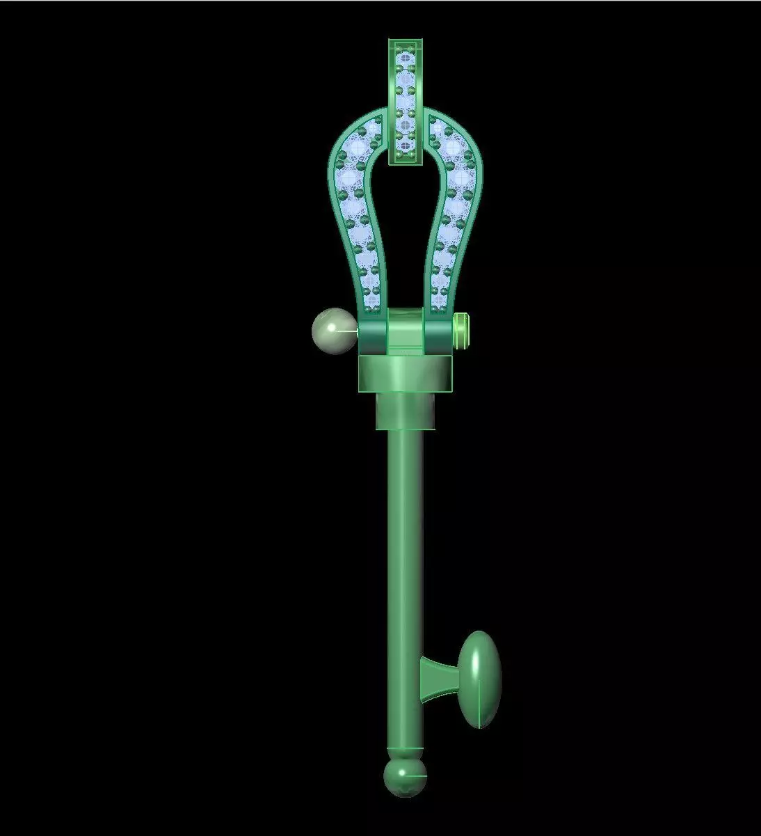 Fred Necklace 3D print model_4