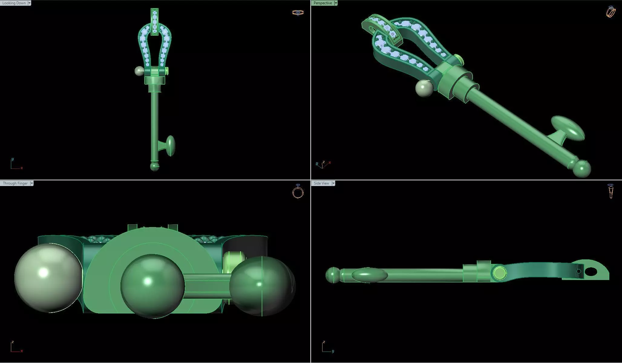 Fred Necklace 3D print model_6