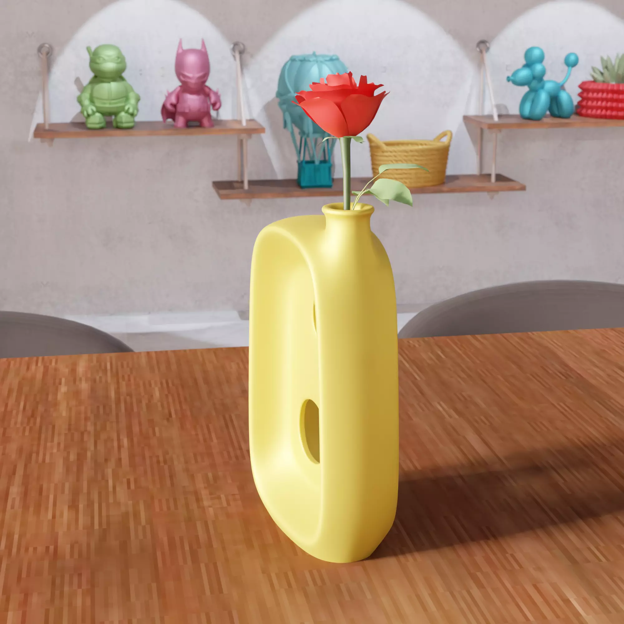 Modern Abstract Vase - 482 3D print model_2