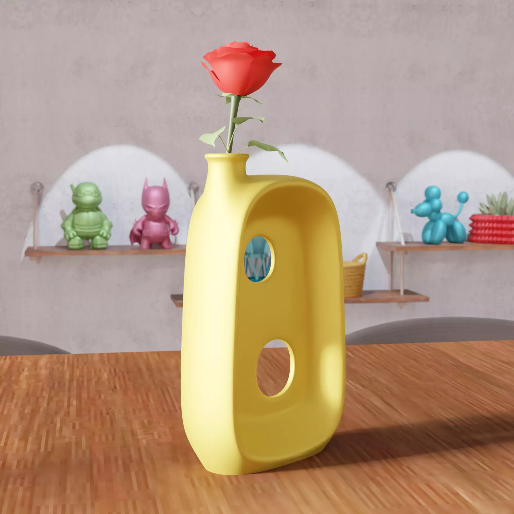 Modern Abstract Vase - 482 3D print model_4