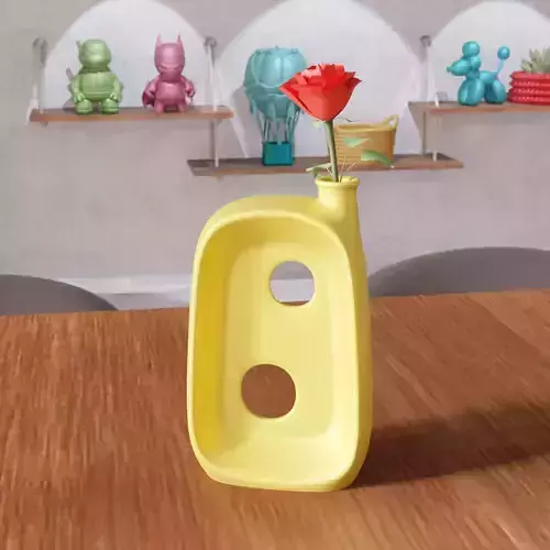 Modern Abstract Vase - 482