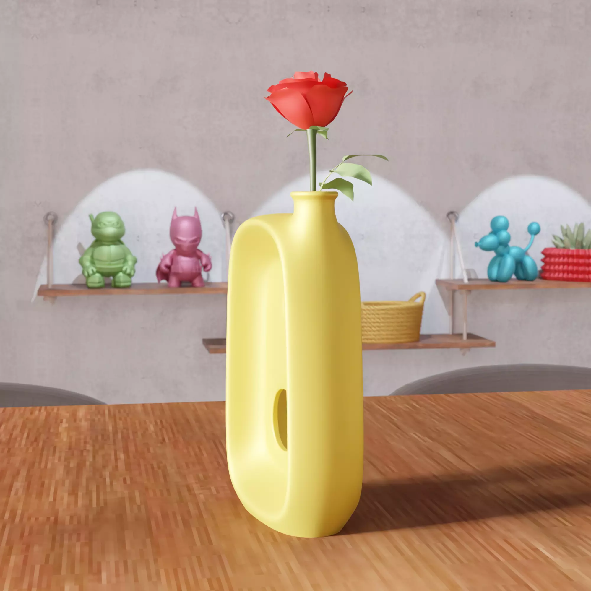 Modern Abstract Vase - 482 3D print model_7