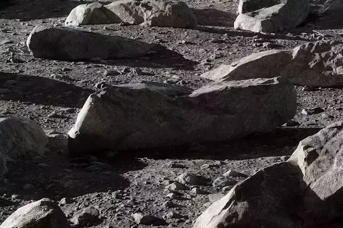 Rocky scene 3D model