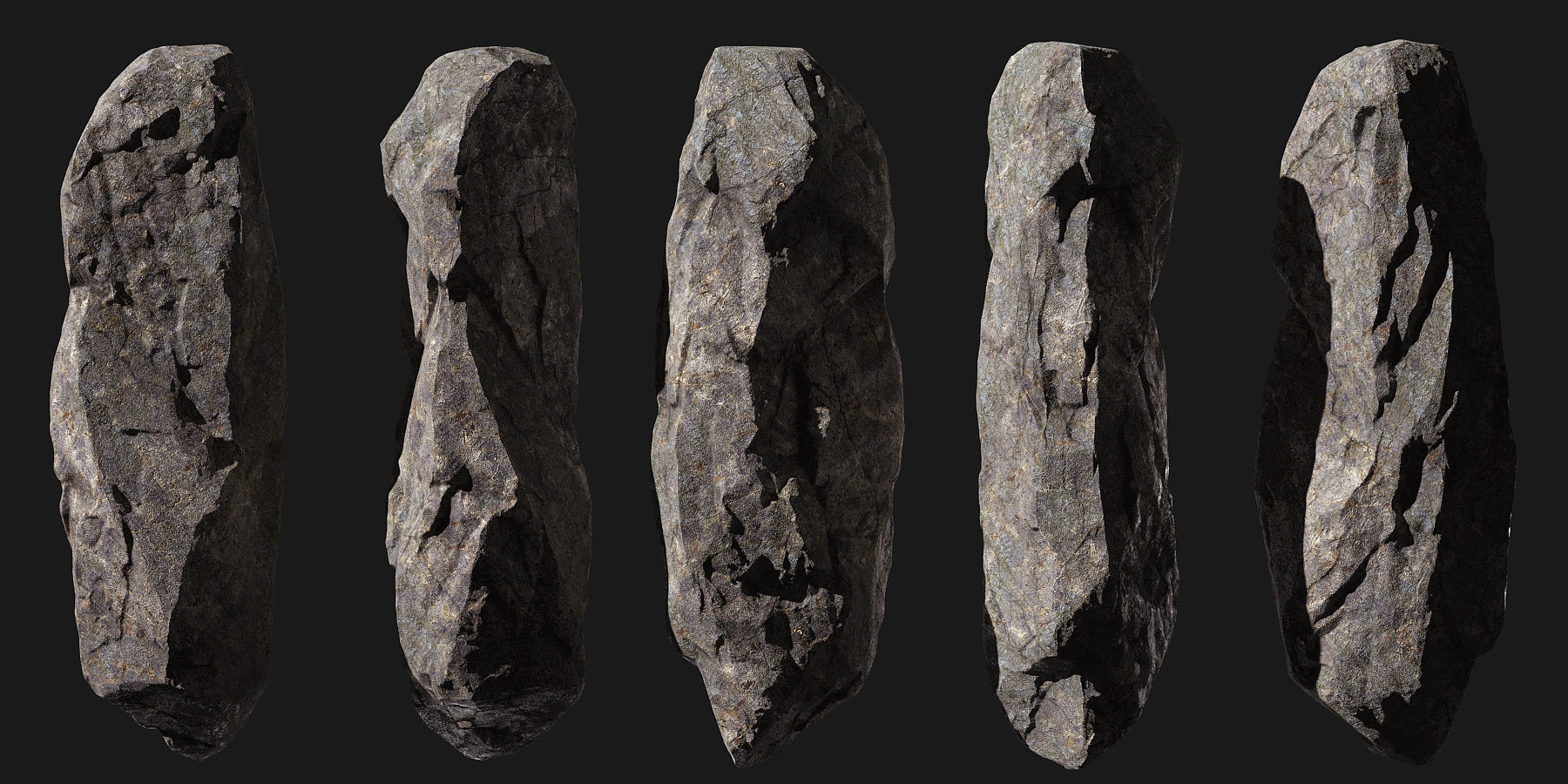 Rocky scene 3D model_3
