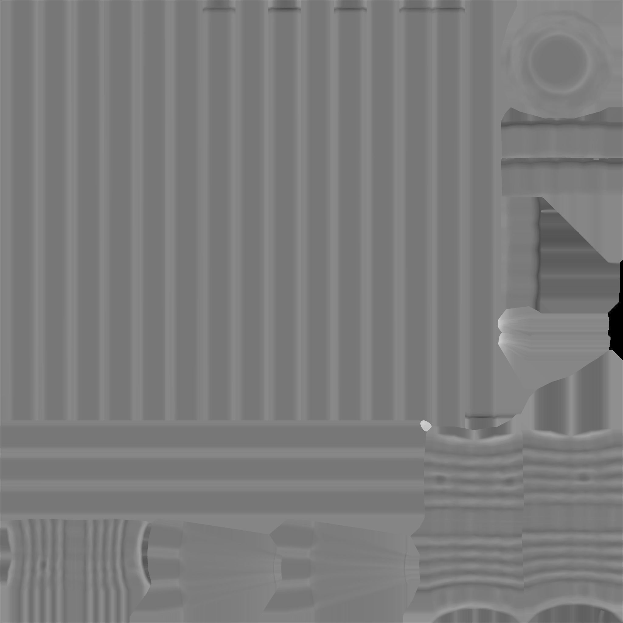 Pencil Lowpoly in sky Low-poly 3D model_13