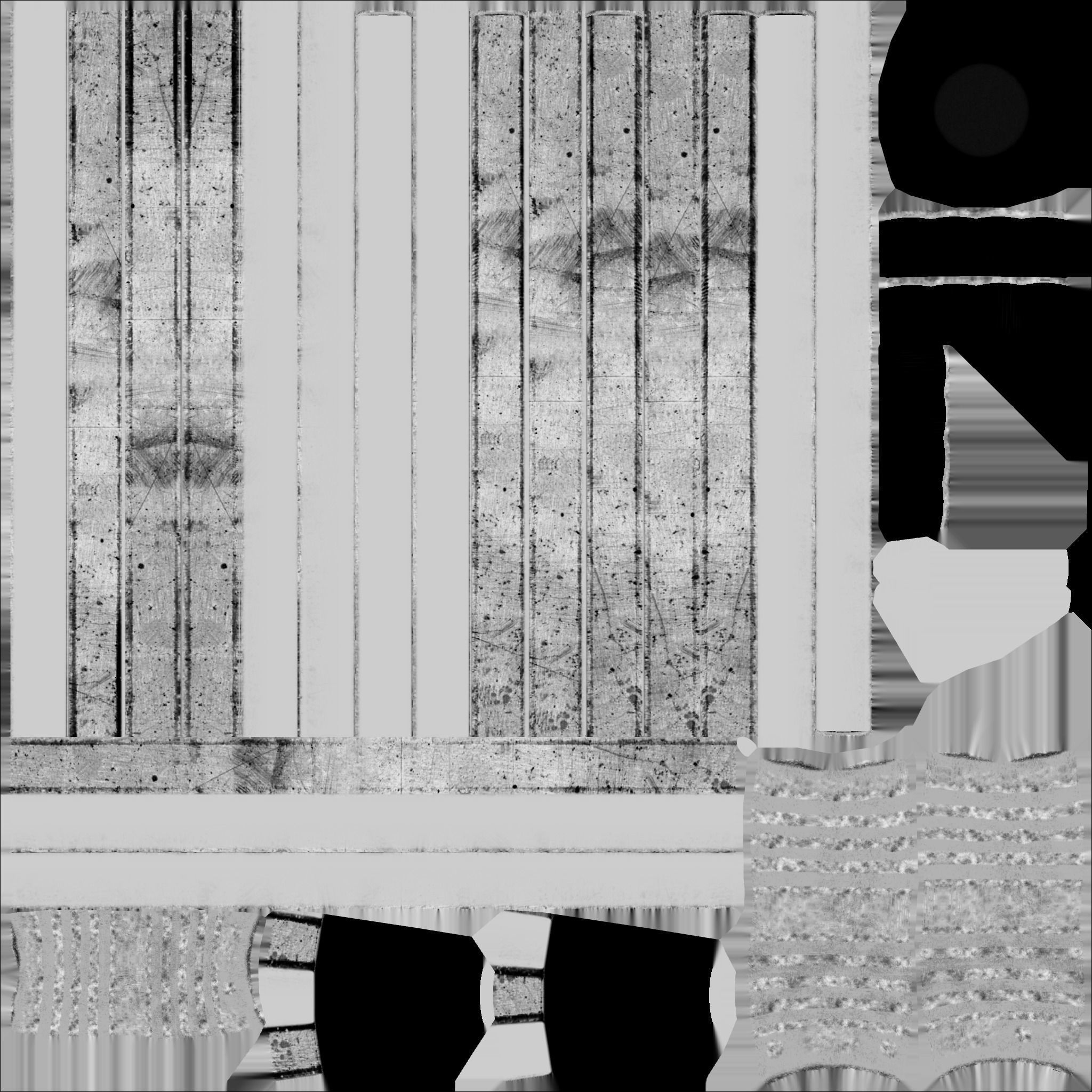 Pencil Lowpoly in sky Low-poly 3D model_15