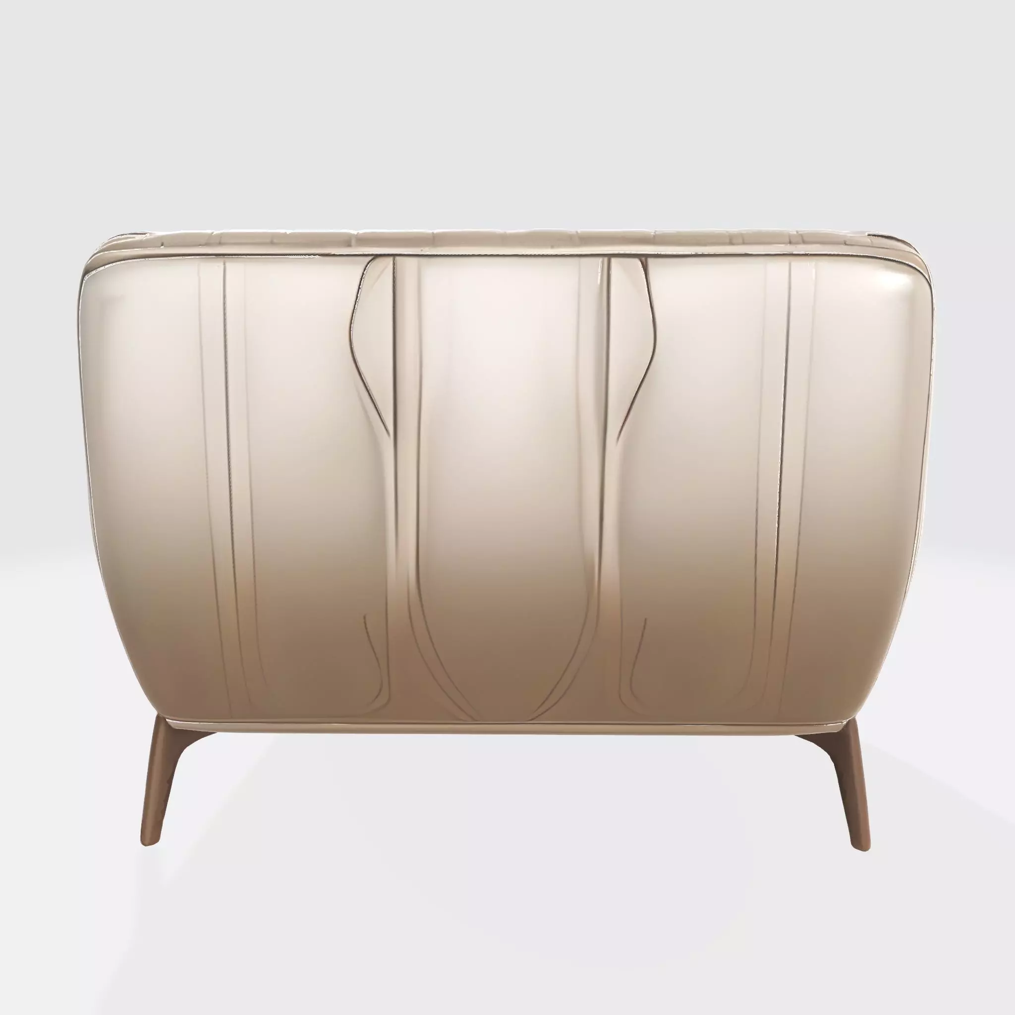 Sofa 27 Low-poly 3D model_2