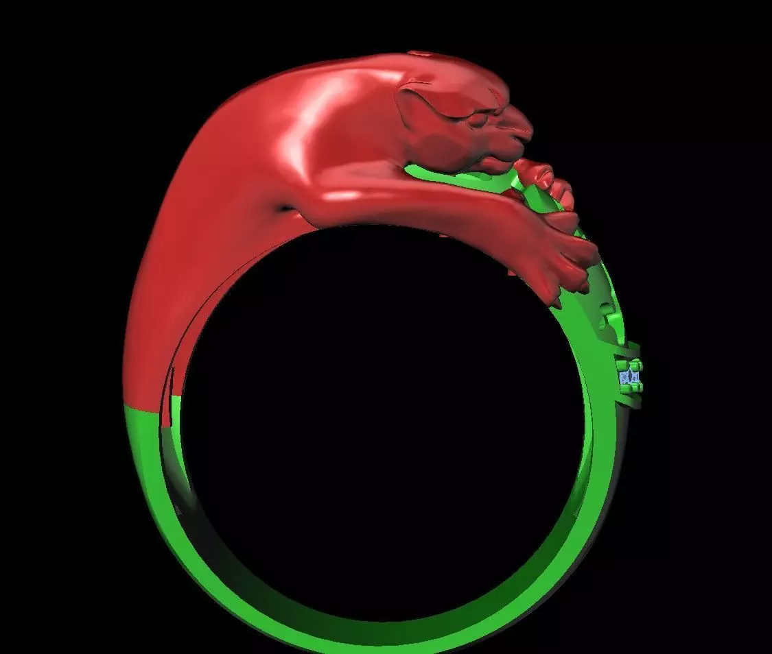 Pantera Rings 3dm Print Model Free 3D print model_4