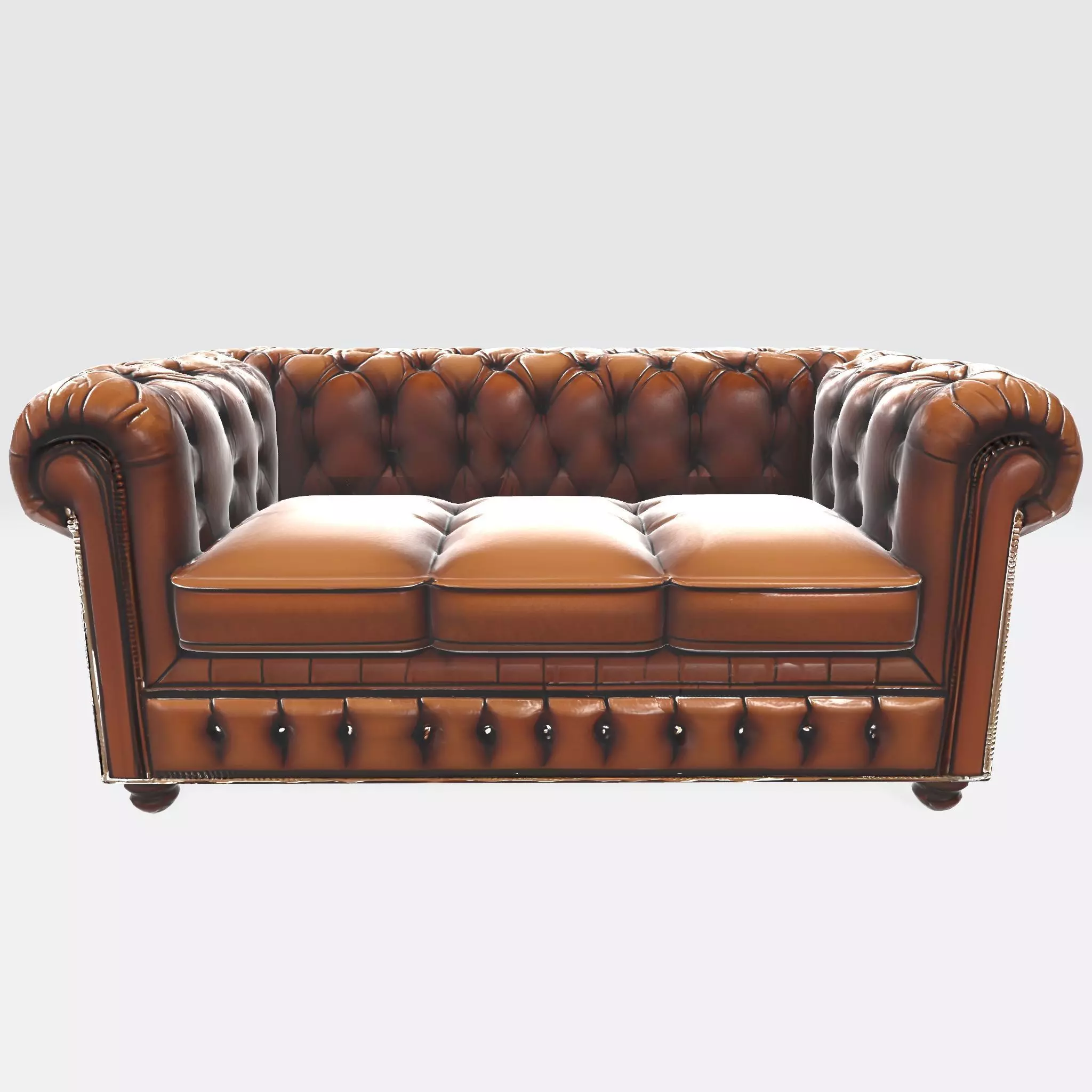 Sofa 24 Low-poly 3D model_0