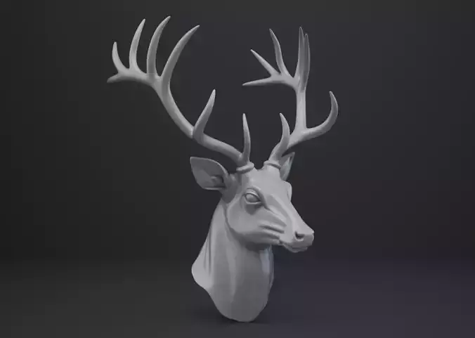 Deer Bust - Animal Figurine