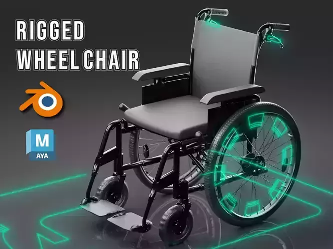 Smart patient care wheelchair rigged