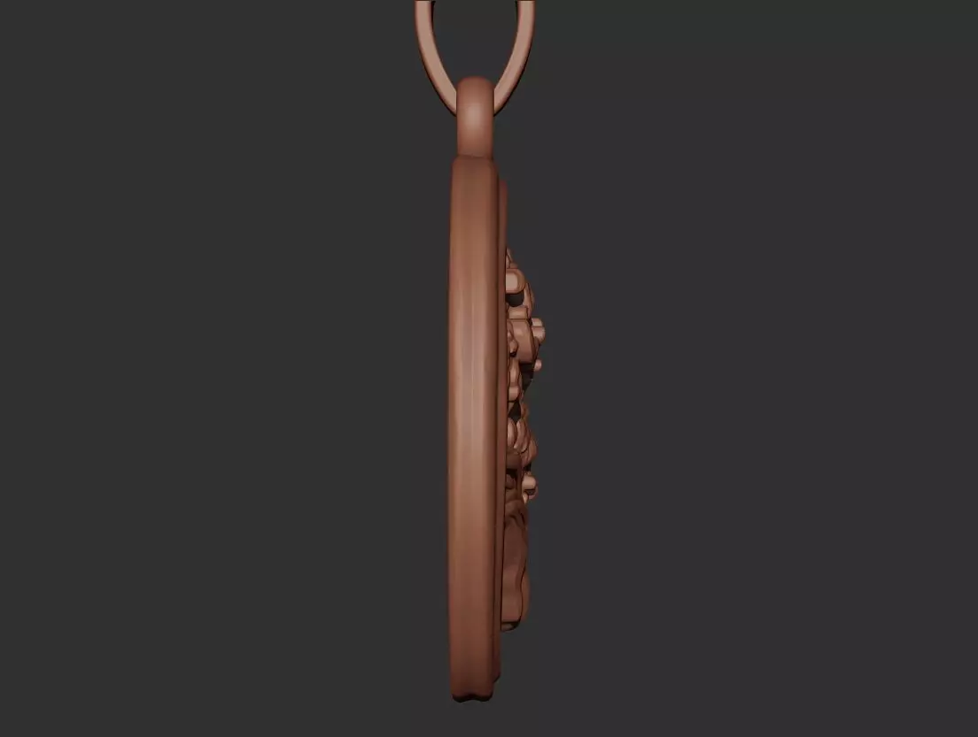 Hercules Pendant 3D print model_8