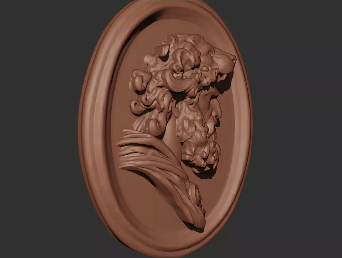 Hercules Pendant 3D print model_6