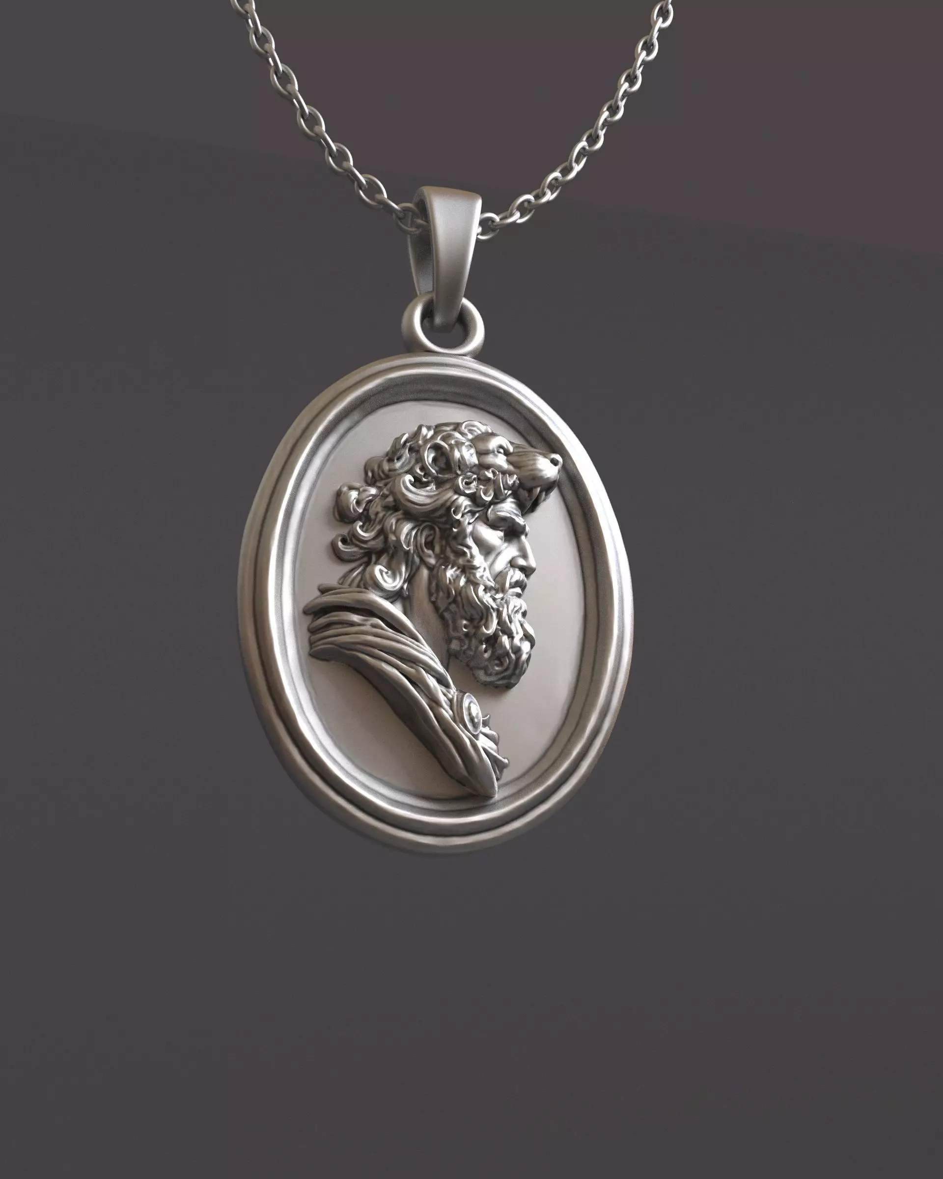 Hercules Pendant 3D print model_0