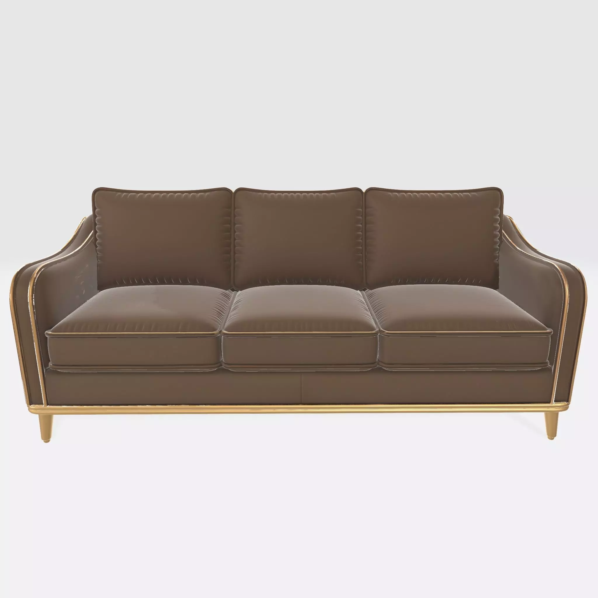 Sofa 43 Low-poly 3D model_0
