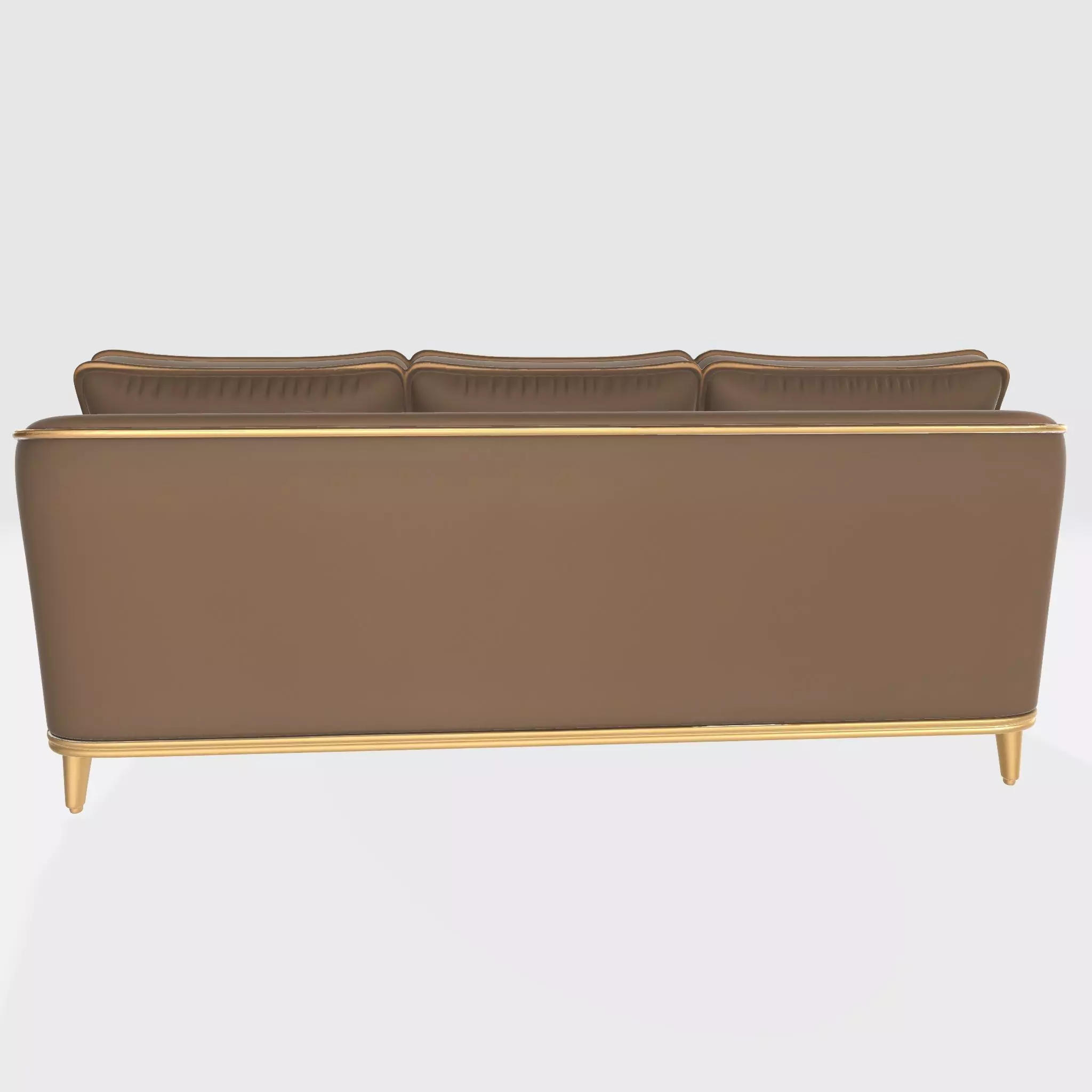 Sofa 43 Low-poly 3D model_2