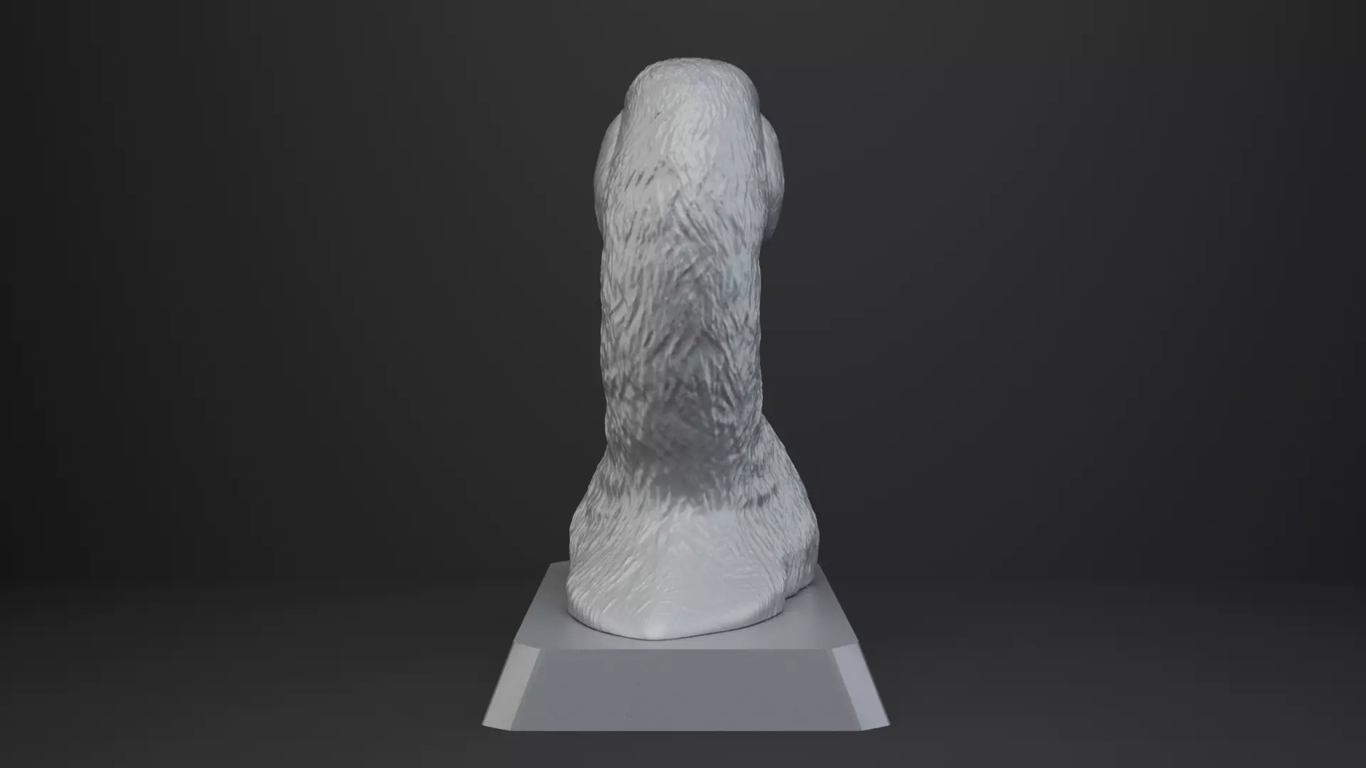 Goose Bust - Animal Figurine 3D print model_5