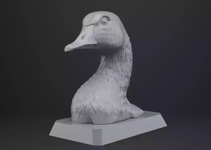 Goose Bust - Animal Figurine